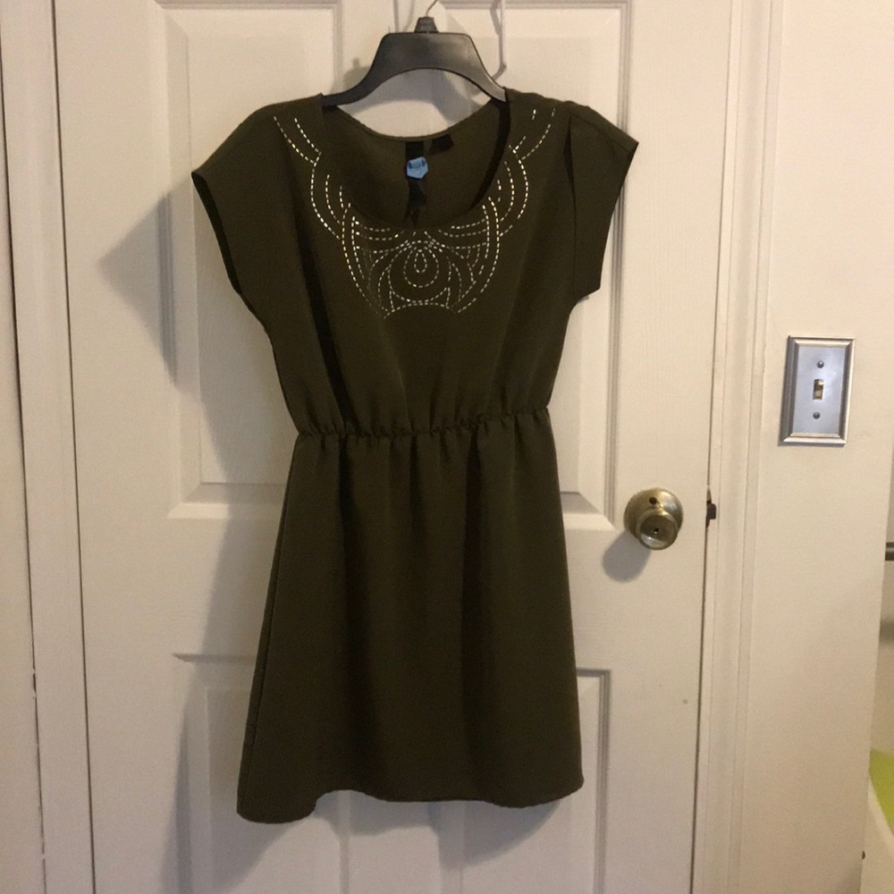 Army green dress